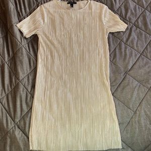 FOREVER 21 Silver and cream Dress
